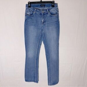 Warehouse One Light Wash Mid Wash Baby Boot Bootcut Jeans 29